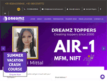 Tablet Screenshot of dreamzinstitute.com